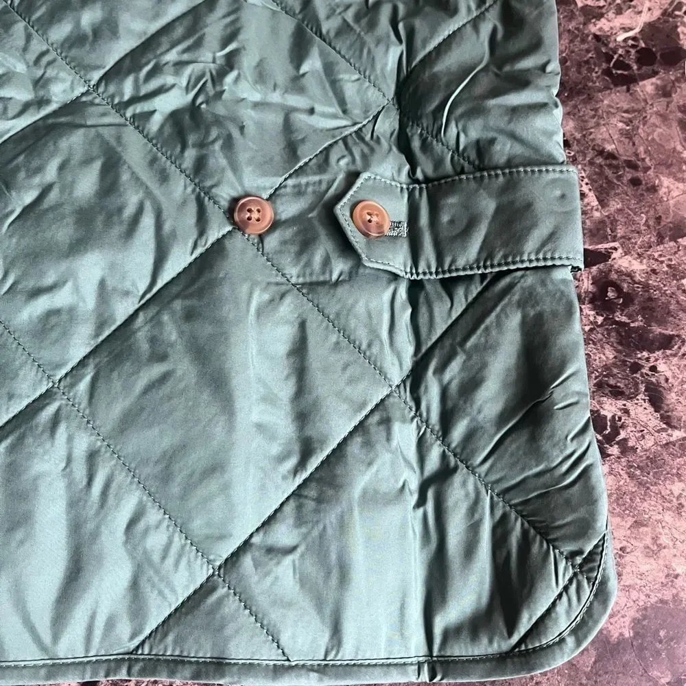 J Crew Men's Quilted Walker‎ Green Vest
